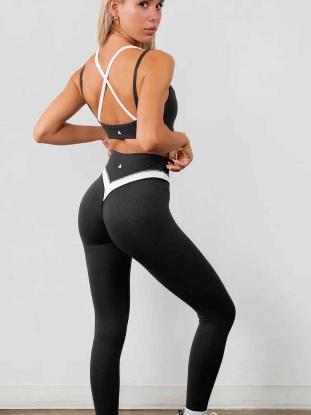 Untouched ! Vitality - day dream . High-Waist tuxedo leggings.